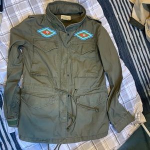 Ralph Lauren denim and supply beaded army jacket